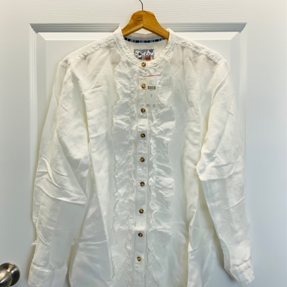 Anthropologie Pilcro Ruffled Placket Shirt - Picture 6 of 16